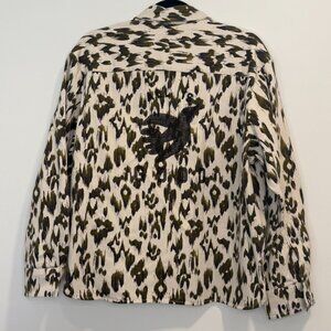 Scotch & Soda Button Down Denim Shacket Size 38 NWT $218 Retail